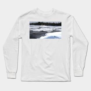 Ice on the river Long Sleeve T-Shirt